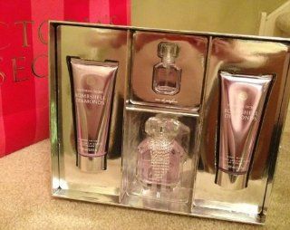 Victoria's Secret Bombshell DIAMONDS 4 Piece Perfume GIFT SET LIMITED EDITION : Fragrance Sets : Beauty