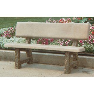 Patterson Precast Concrete Benches : Outdoor Benches : Patio, Lawn & Garden