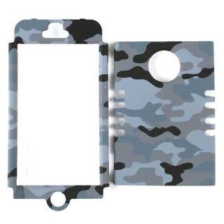 Cell Armor I5 RSNAP TE487 Rocker Snap On Case for iPhone 5   Retail Packaging   Gray and Black Camo Cell Phones & Accessories