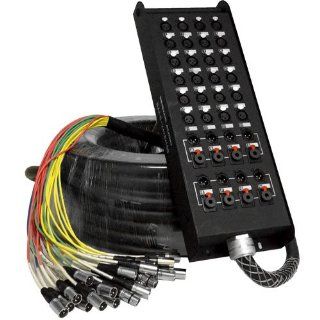 Seismic Audio   SALS 24x8x150   24 Channel 150 Foot Snake Cable (XLR & TRS) Returns   24x8x150    Color Coded, Numerically well labeled   Heavy Duty 150 feet long: Musical Instruments