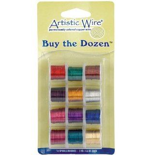 12 Color Buy The Dozen Artistic Craft Wire Tarnish Resistant 24 Gauge (12 Pack):