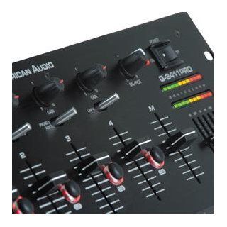 American Audio Q2411 Pro 4 Channel Pro Dj Mixer: Musical Instruments