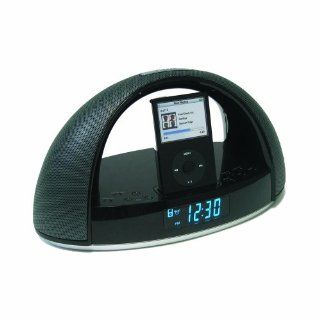 iMode Alarm Clock Radio iPod Docking Station (Black) : MP3 Players & Accessories