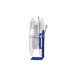 Coxreels Air Hose Reel With Hose — 3/8in. x 50ft. Hose, Max. 300 PSI  Air Hoses   Reels