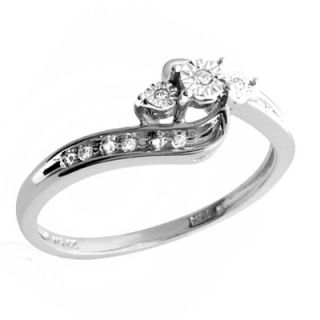 stone bypass promise ring in 10k white gold orig $ 229 00 now $ 194