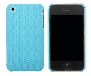 Kit Me Out US Hard Clip on Case for Apple iPhone 3GS   Light Blue Smooth Touch Textured: Kit Me Out International Limited: Cell Phones & Accessories