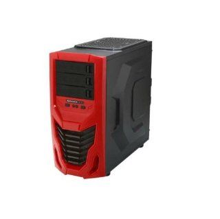 Raidmax Cobra ATX Mid Tower Case ATX 502WRR (Black with Red): Computers & Accessories