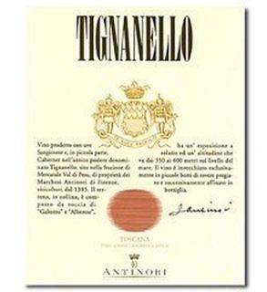 Antinori Tignanello Toscana Igt 2009 750ML Wine