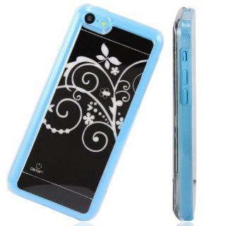Save4PayNew Tree Branch Calling Sense Flash Light Case Back Cover For Apple Iphone 5C with ON/OFF Button: Cell Phones & Accessories