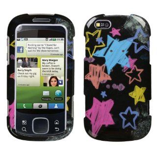 Motorola MB501 CLIQ XT Cell Phone Snap on Cover Chalkboard Star Black: Cell Phones & Accessories