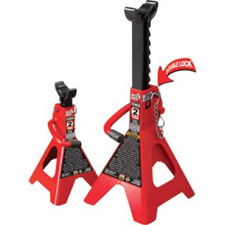 Torin Big Red Chrome Trolley Jack With Chrome Jack Stands — 2-Ton Capacity, Model# T82000W