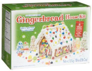 Cobblestone Kitchen Gingerbread House Kit, 39 Ounce Kits (Pack of 2) : Grocery & Gourmet Food