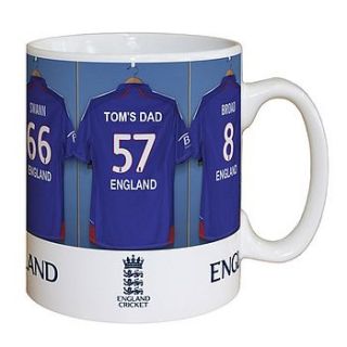 personalised cricket fathers day mug by sleepyheads