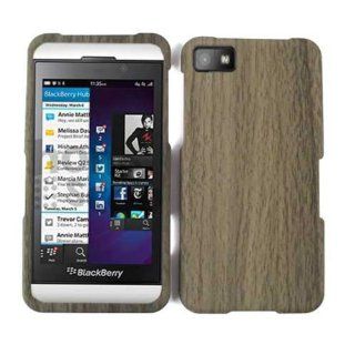 For Blackberry Z10 Wood Pattern Matte Texture Case Accessories: Cell Phones & Accessories