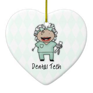 Occupation Woman Dentist Tech Personalized Christmas Ornaments