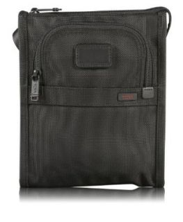 Tumi Luggage Alpha Pocket Bag, Black, One Size: Clothing