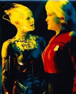 ALICE KRIGE as The Borg Queen   Star Trek: Voyager Genuine Autograph: Entertainment Collectibles
