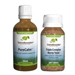 Native Remedies Headache Soothe and Triple Complex Nerve Tonic ComboPack: Health & Personal Care