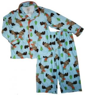 Carter's Child of Mine Infant/Toddler Boys Coat Pajama Set (24 Months, Blue Moose): Clothing