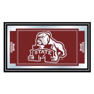 Mississippi State University Logo and Mascot Framed Mirror Mississippi State University Logo and Ma: Sports & Outdoors