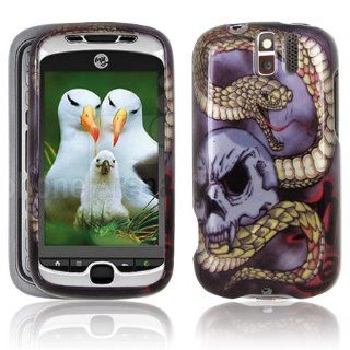 VMG For T Mobile myTouch 3G Slide (Expresso, myTouch2) Cell Phone Graphic Image Design Hard Case Cover   Snake Skull: Cell Phones & Accessories