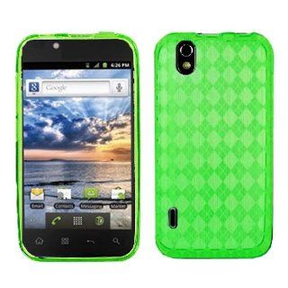 Importer520 Durable Neon Green Flexible TPU Case Cover for LG Marquee LS855 Optimus Black P970: Cell Phones & Accessories