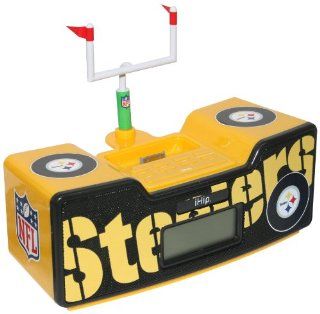NFL Pittsburgh Steelers Dual Alarm Clock Radio/Ipod Dock : Sports & Outdoors
