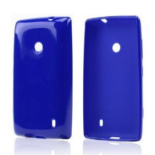 Blue Crystal Silicone Case for Nokia Lumia 521: Cell Phones & Accessories