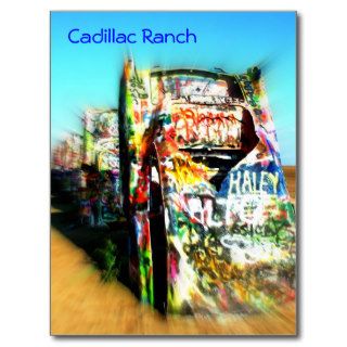 Cadillac Ranch Postcard