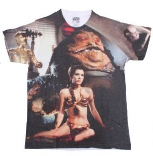 Star Wars Jabba & Leia T Shirt Size : Small at  Mens Clothing store