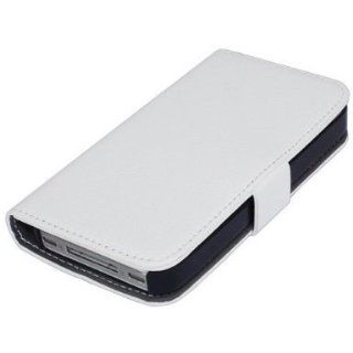 Importer520 White Leather Case w/ Credit Card Wallet iPhone 4 / 4s (AT&T, Verizon, Sprint): Cell Phones & Accessories
