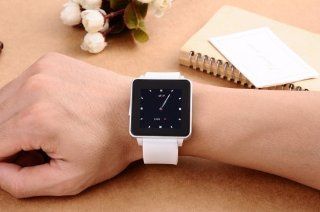 sWaP Watch Phone New arrival Sporty EC306 1.54 inch Capacitive Touchscreen Bluetooth Media Player (White (Hopu)): Cell Phones & Accessories