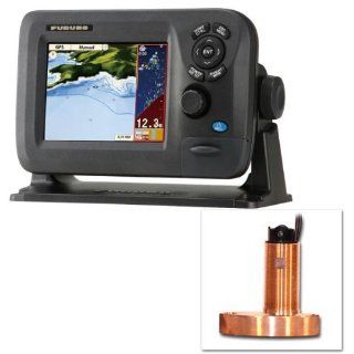Furuno GP1670F 5.7" Color GPS Chartplotter/Fishfinder Combo w/525STID MSD 600W Bronze Thru Hull Transducer: Sports & Outdoors