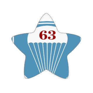 63. Padobranski bataljon Serbian 63rd Parachute Star Stickers