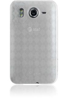 HTC Inspire 4G TPU Case with Inner Check Design   Clear Check (Free HandHelditems Sketch Universal Stylus Pen): Cell Phones & Accessories