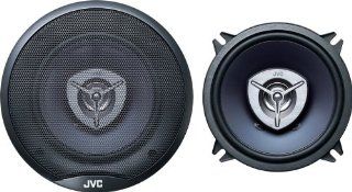 JVC CS V525 In Vehicle 5.25 Inch 2 Way Coaxial Speaker (Pair, Blue)  Car Stereo 