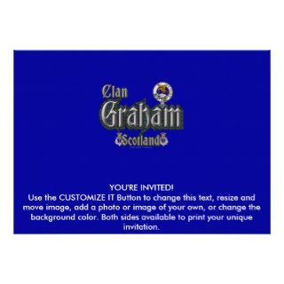 Graham Clan Tartan Custom Announcements