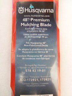 Husqvarna 48" Premium Mulching Blade 173921, 532 173921, 578 43 19 01 : Lawn Mower Blades : Patio, Lawn & Garden