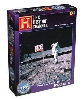 The History Channel 529 piece Puzzle: Apollo II Moon Landing: Toys & Games