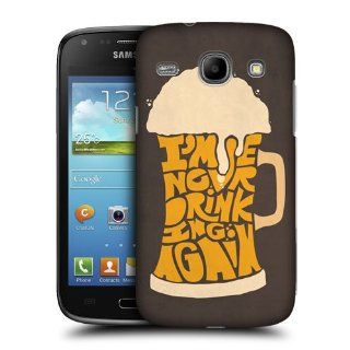 Head Case Designs Never Drinking Again Day To Day Lies Hard Back Case Cover For Samsung Galaxy Core I8260 I8262 Cell Phones & Accessories