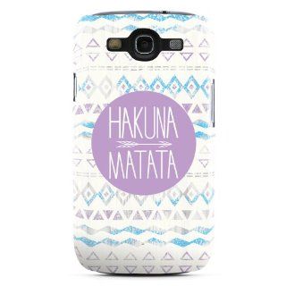 Hakuna Matata Design Clip on Hard Case Cover for Samsung Galaxy S3 GT i9300 SGH i747 SCH i535 Cell Phone: Cell Phones & Accessories