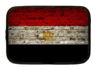 Egypt Flag Brick Wall Design Neoprene Sleeve   Fits all iPads and Tablets: Computers & Accessories