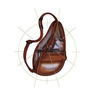Ameribag's Healthy Back Bag  size extra small (15"x8"x5.5") in Chestbnut leather: Health & Personal Care