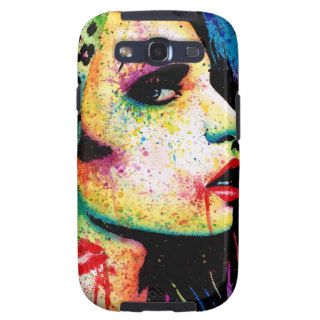 Intoxicated Pop Art Portrait Galaxy SIII Covers