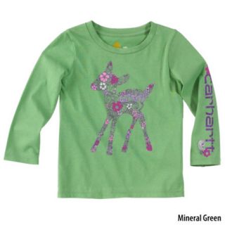 Carhartt Toddler Girls Long Sleeve Deer T Shirt 731072