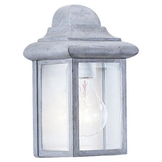 Sea Gull Lighting 8 3/4 in H Pewter Outdoor Wall Light