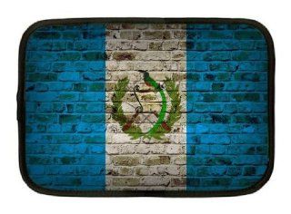 Guatemala Flag Brick Wall Design Neoprene Sleeve   Fits all iPads and Tablets: Computers & Accessories