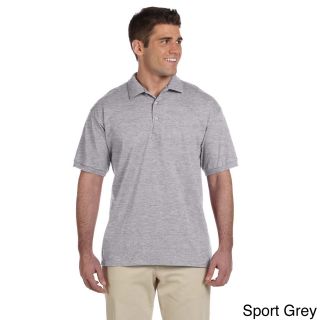 Gildan Gildan Mens Ultra Cotton Jersey Polo Shirt Grey Size XXL