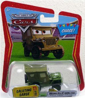 Disney / Pixar CARS Movie 1:55 Die Cast Car Saluting Sarge Chase Piece!: Toys & Games