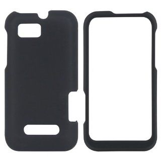 CommonByte For Motorola DEFY XT XT556/XT557/XT555C Black Cover Hard Case Rubber Feel Skin: Cell Phones & Accessories